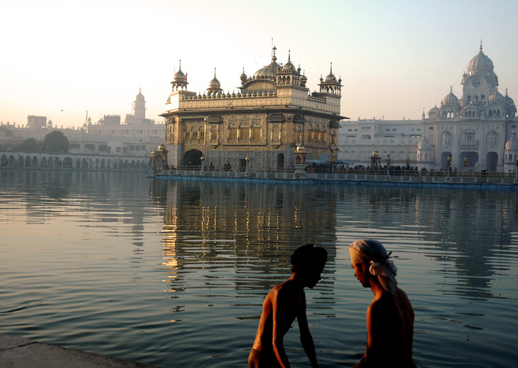 Holy Dip at Harmandir Sahib
